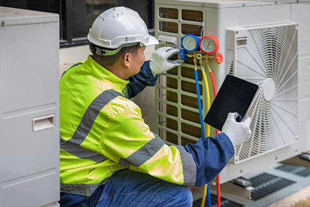 Professional Hvac technician working in Bound Brook, NJ